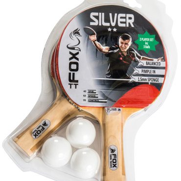 Silver 2 Player Table Tennis Set