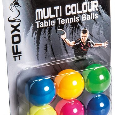 Coloured Table Tennis Balls (Pack of 6)