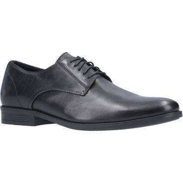 Black Oscar Clean Toe Lace Up
