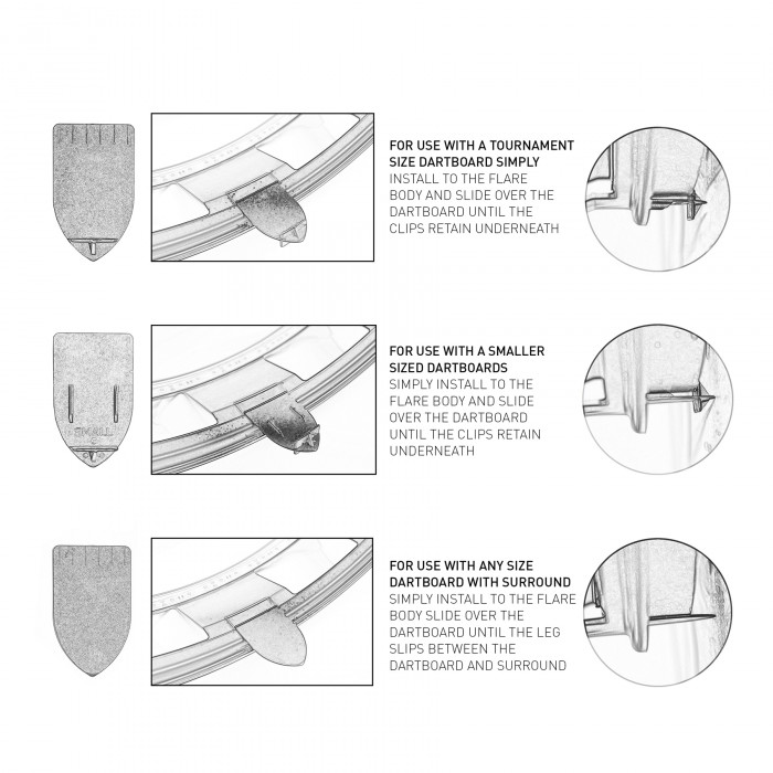 Pro Dartboard Surround Solar Flare - Image 5