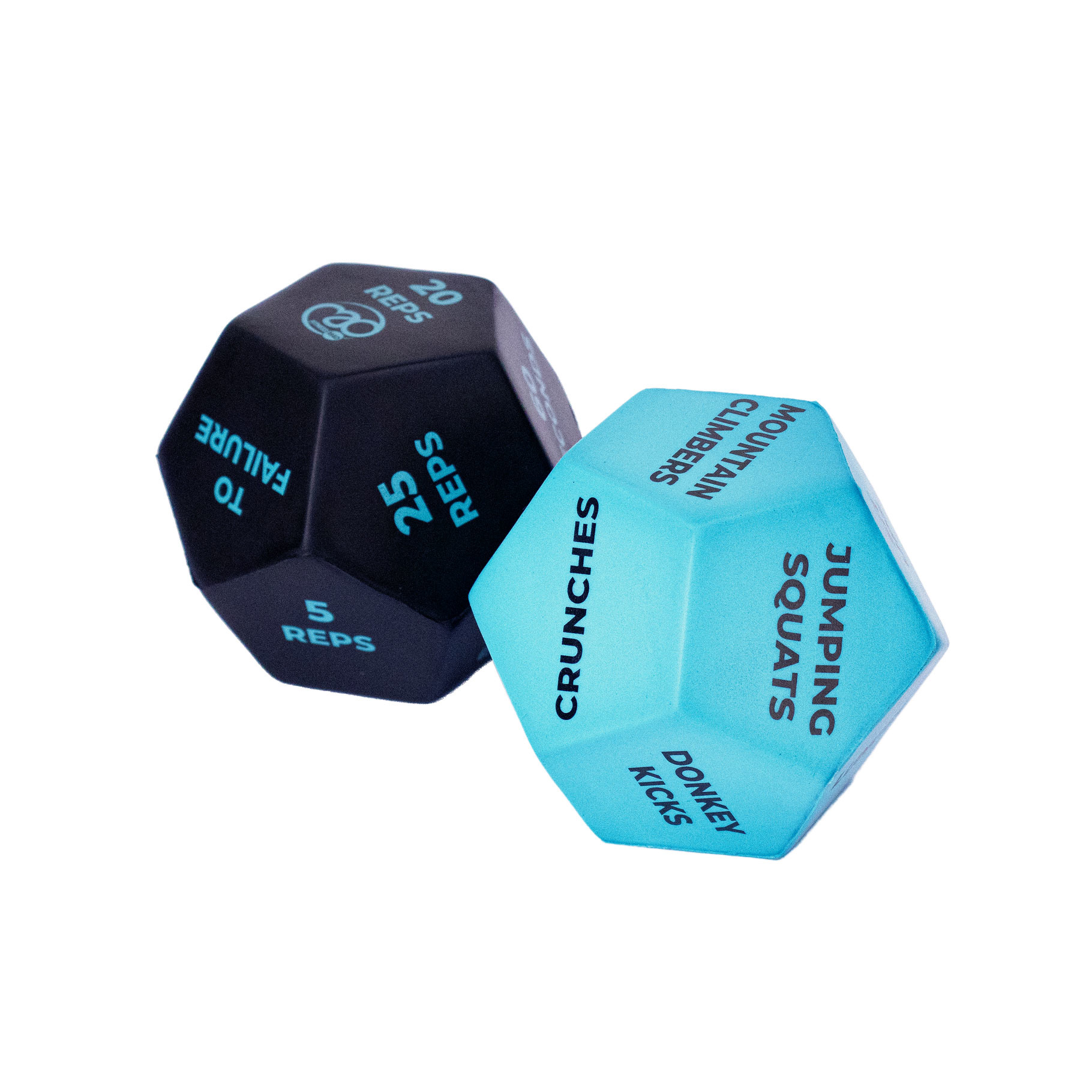 12-Sided Fitness Dice Pair - Image 2