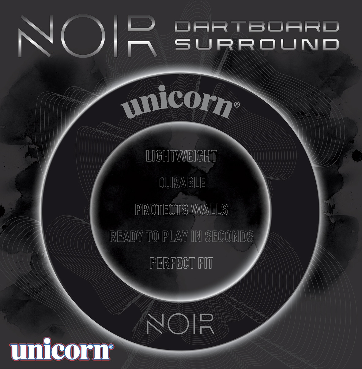 Noir Dartboard Surround