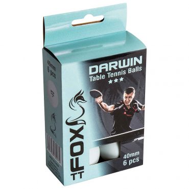 Darwin 3 Star Table Tennis Balls (Pack of 6)